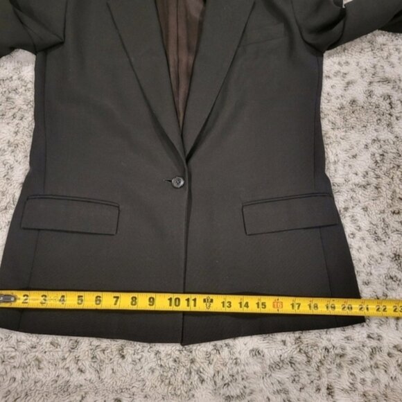 Orvis Black Single Button Timeless Vintage Blazer Suit Jacket Lined Size 6R - Picture 9 of 9